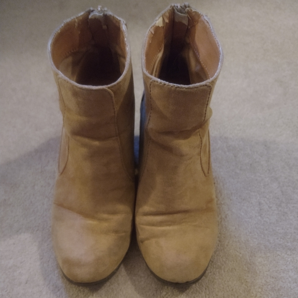 Beige Booties